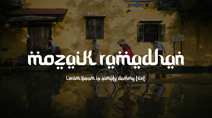 mozaik ramadhan Font