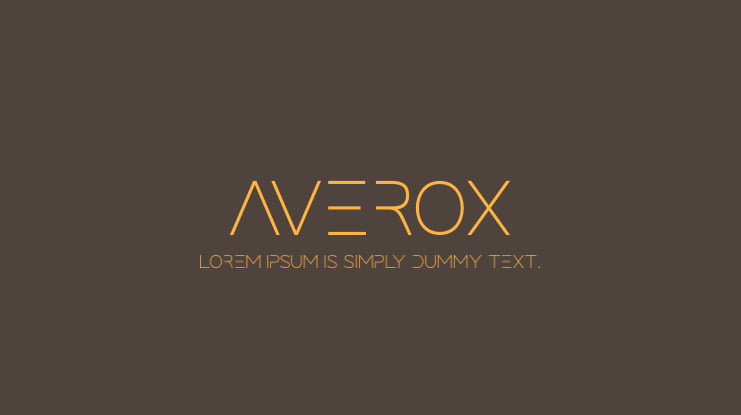 averox Font