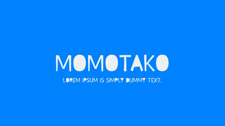 Momotako Font