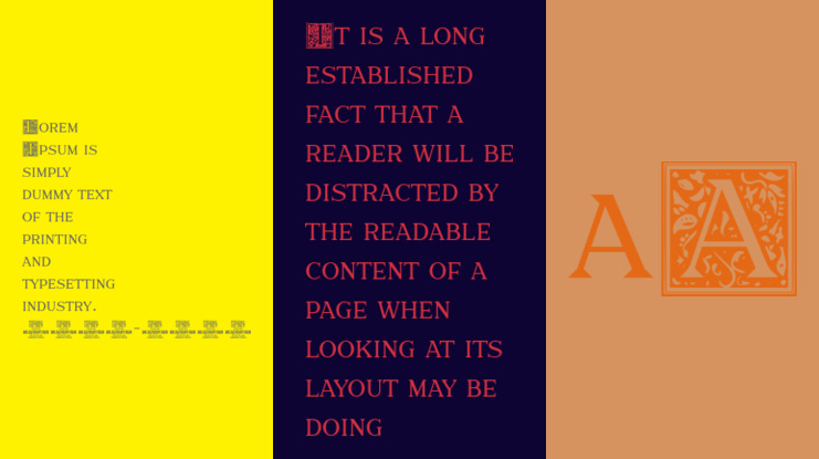 Heavy Rain Font Family