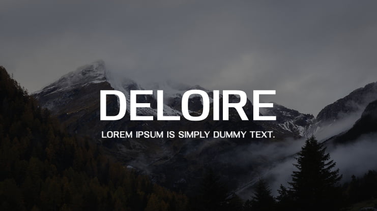 Deloire Font