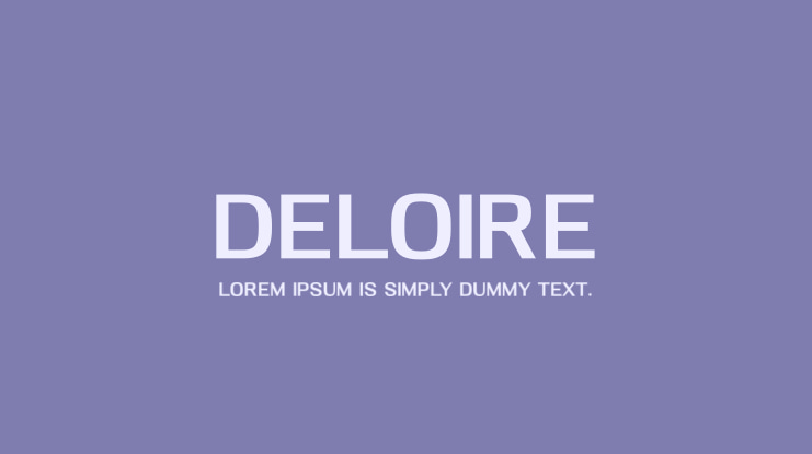 Deloire Font
