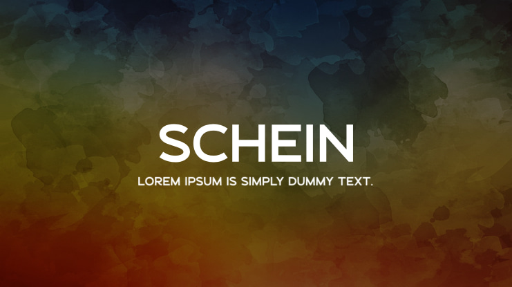 Schein Font Family