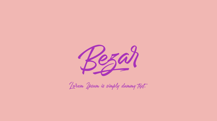 Bezar Font