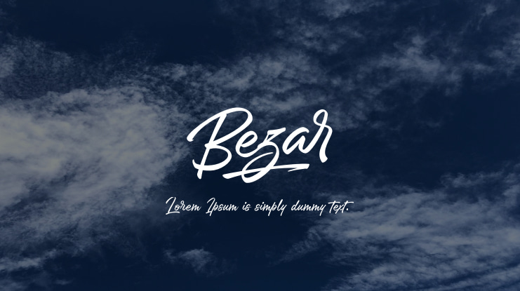 Bezar Font
