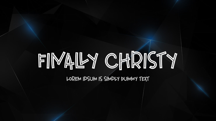 Finally Christy Font