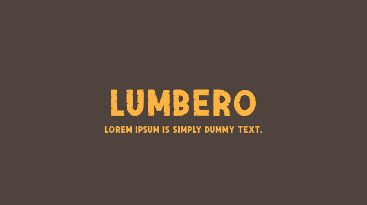 Lumbero Font