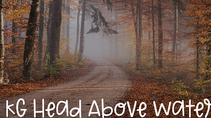 KG Head Above Water Font