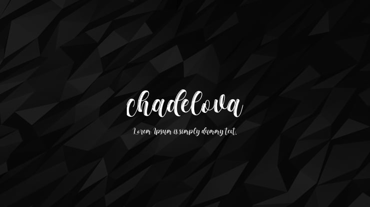 chadelova Font