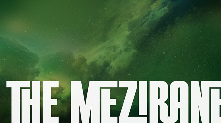 THE MEZIRANE Font