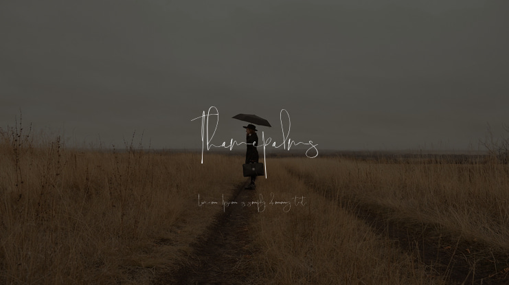 Thamepalms Font