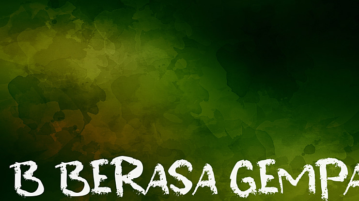 b Berasa Gempa Font