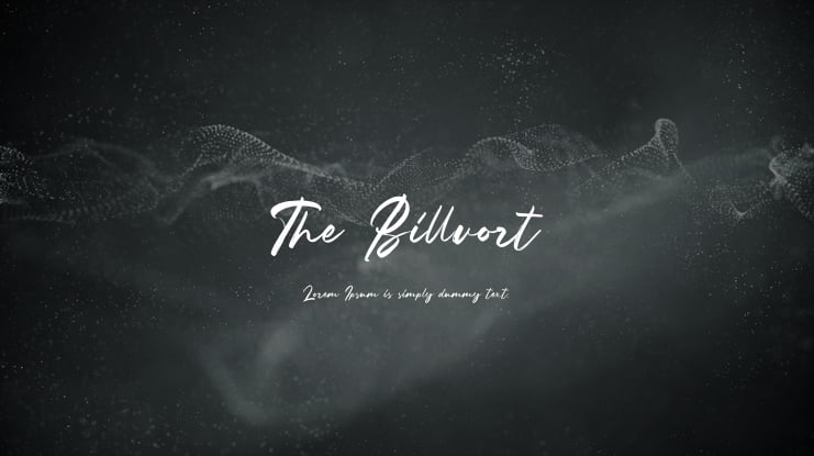 The Billvort Font