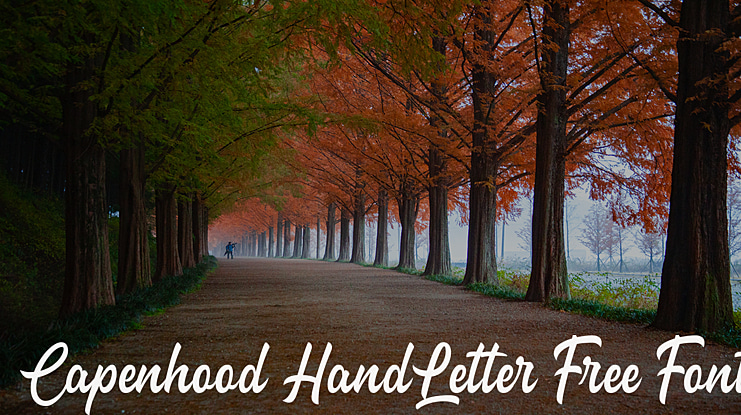Capenhood HandLetter Free Font