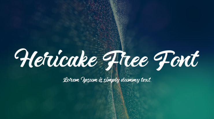 Hericake Free Font