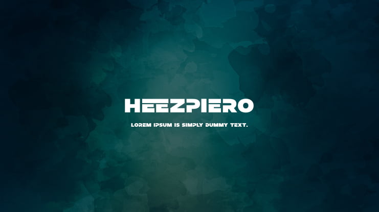 Heezpiero Font