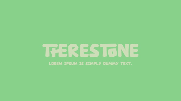 Therestone Font