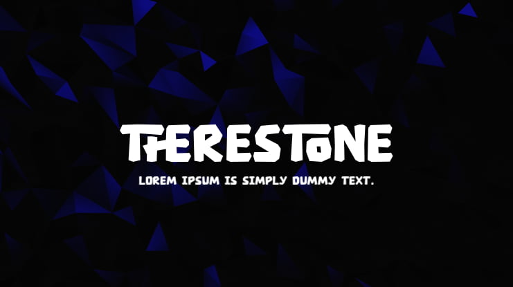 Therestone Font
