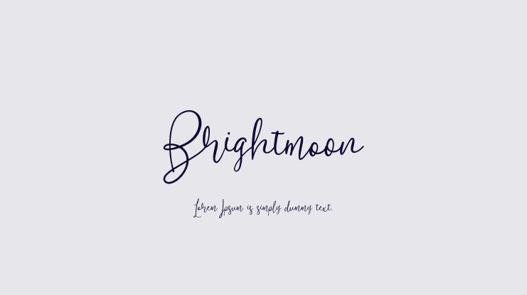 Brightmoon Font