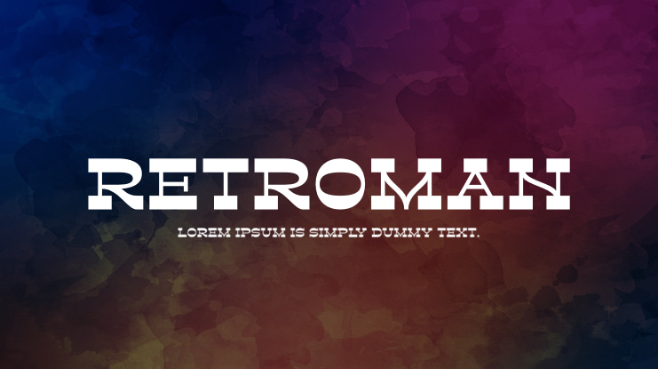 Retroman Font