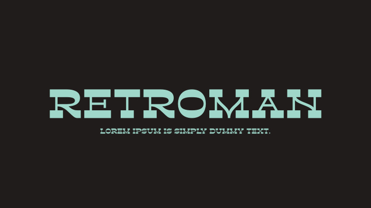 Retroman Font