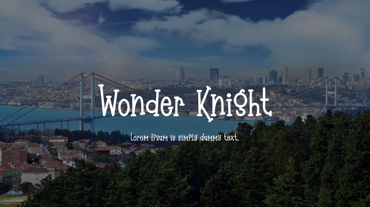 Wonder Knight Font