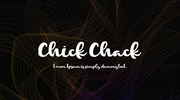Chick Chack Font