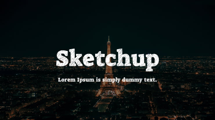 Sketchup Font