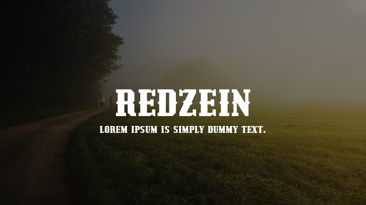 Redzein Font