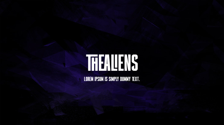 thealiens Font