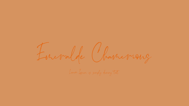 Emeralde Chamerions Font Family