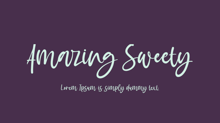 Amazing Sweety Font