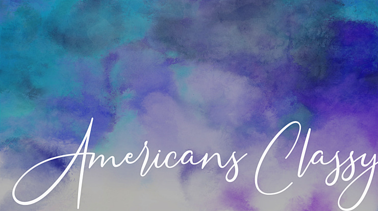 Americans Classy Font