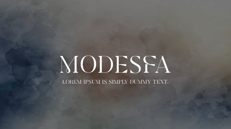 Modesfa Font
