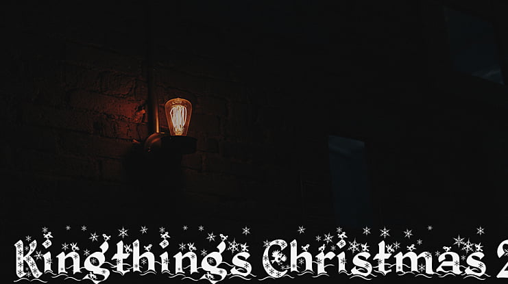 Kingthings Christmas 2 Font