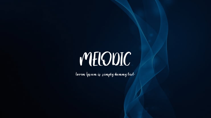 MELODIC Font