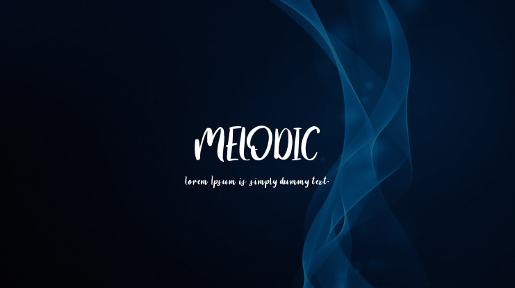 MELODIC Font