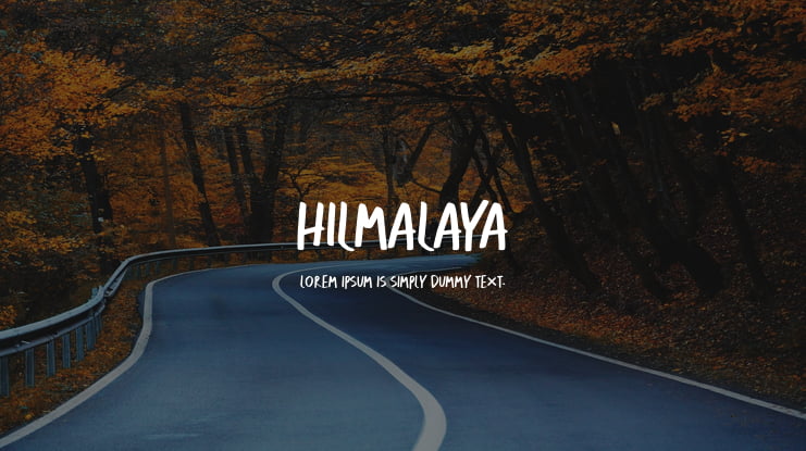 HILMALAYA Font