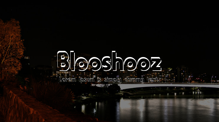 Blooshooz Font