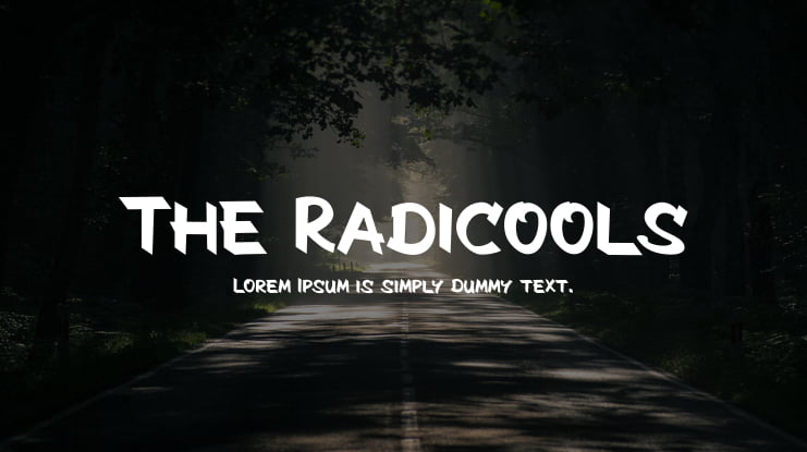 The Radicools Font Family