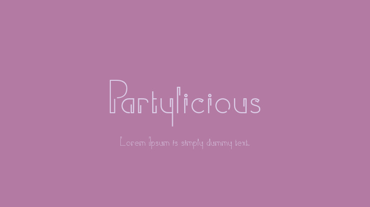 Partylicious Font