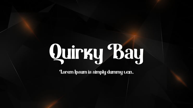 Quirky Bay Font
