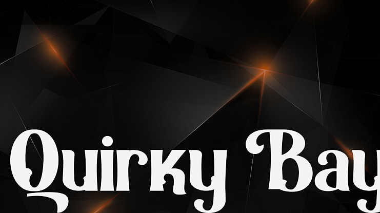 Quirky Bay Font
