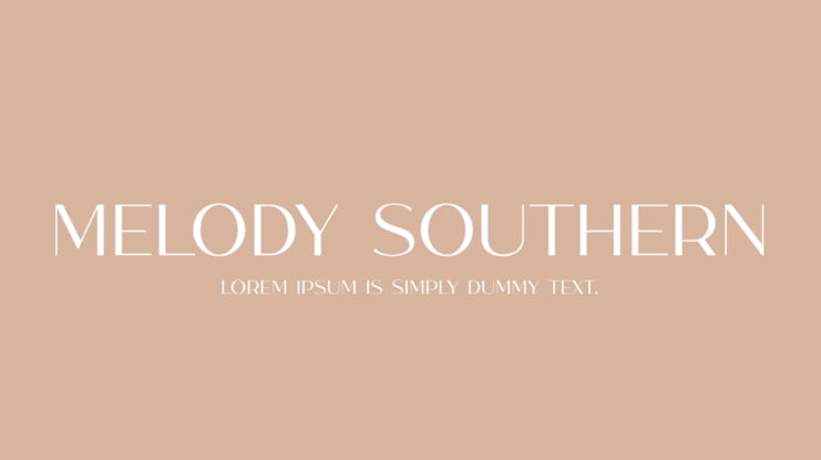 Melody Southern Font Family