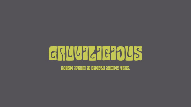 Gruvilicious Font