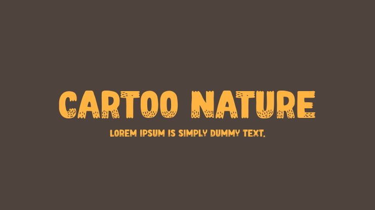 Cartoo Nature Font