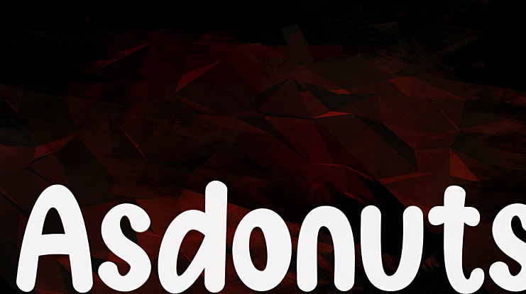 Asdonuts Font