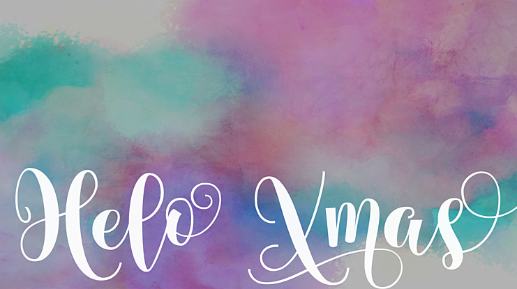 Helo Xmas Font