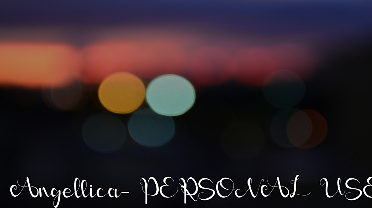 Angellica- PERSONAL USE Font