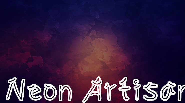Neon Artisan Font